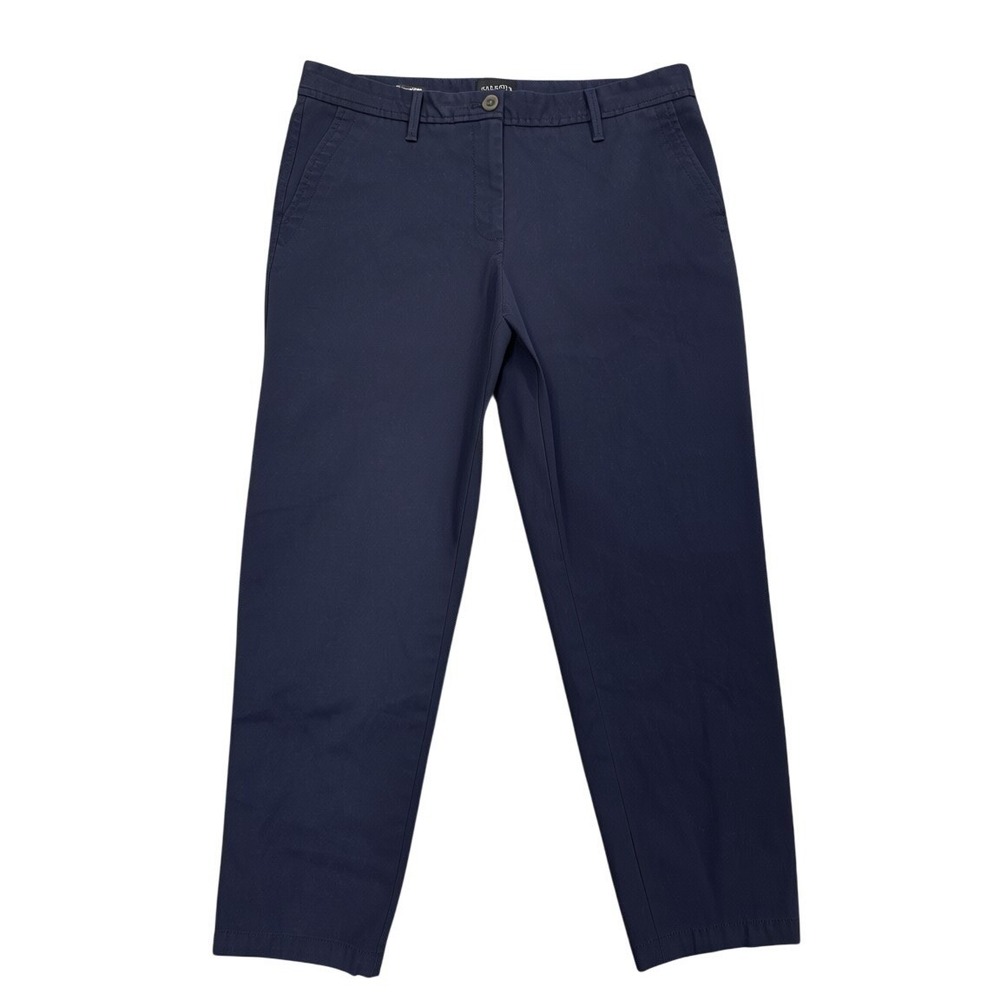 EUC Talbots Relaxed Chino Pants Womens Straight Leg Cropped Trousers Size 6P - Picture 2 of 4